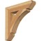 Ekena Millwork Thorton Slat Rough Sawn Bracket, Western Red Cedar, 4"W x 20"D x 20"H BKT04X20X20THR06RWR - alternate 1